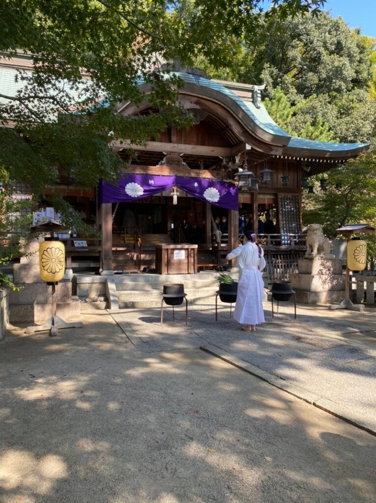 「湯立神事」大阪府吹田市・垂水神社