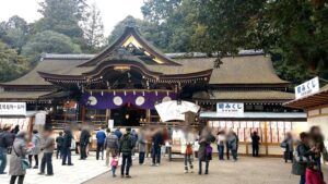 三輪神社とんど焼き